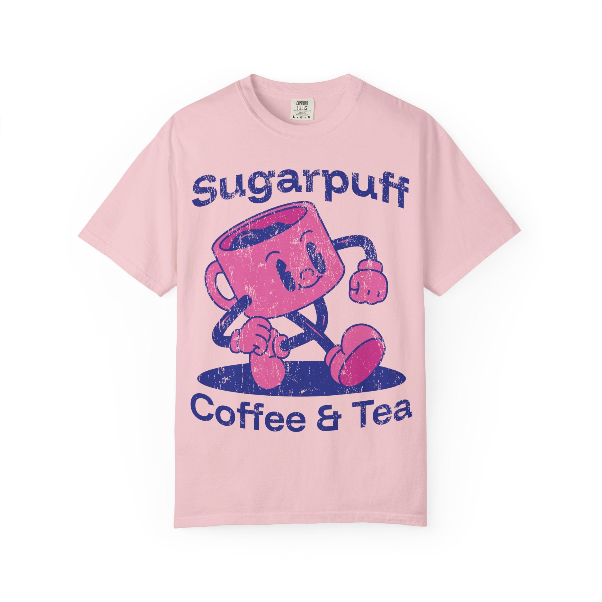Sugarpuff Coffee & Tea Unisex T-Shirt – Retro Graphic Tee for Coffee & Tea Lovers