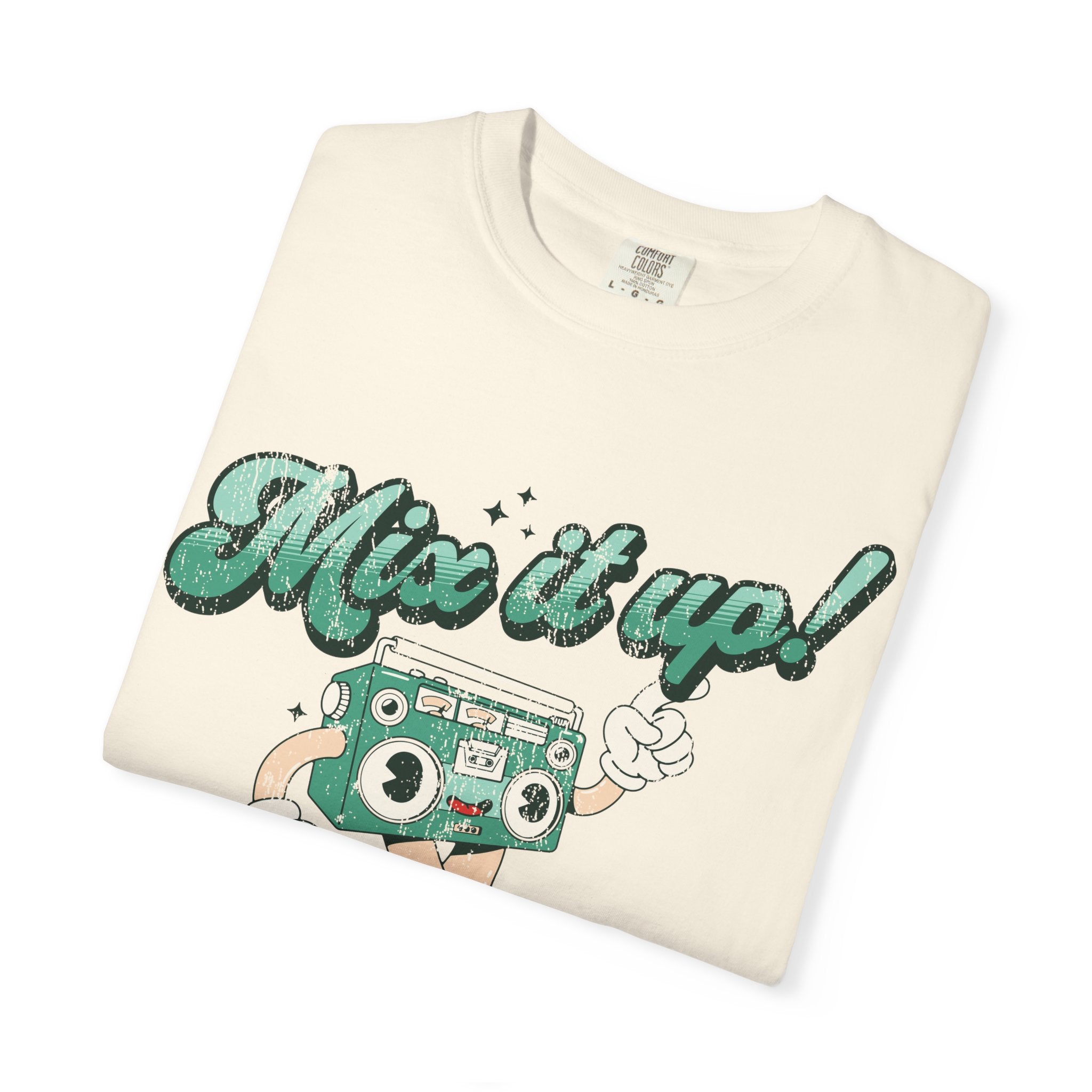 Vintage Radio Unisex T-Shirt – Retro Broadcast Tee Powered by Good Vibes