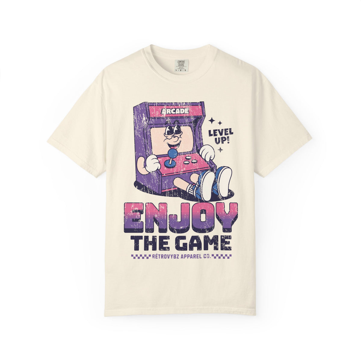 Enjoy The Game Retro Arcade T-Shirt – 90s Gaming Graphic Tee | Retro Vybz