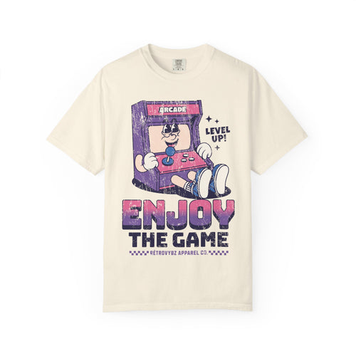 Enjoy The Game Retro Arcade T-Shirt – 90s Gaming Graphic Tee | Retro Vybz