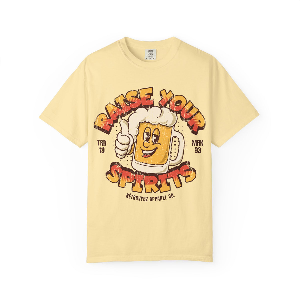 Dyed T-shirt in Good Spirits