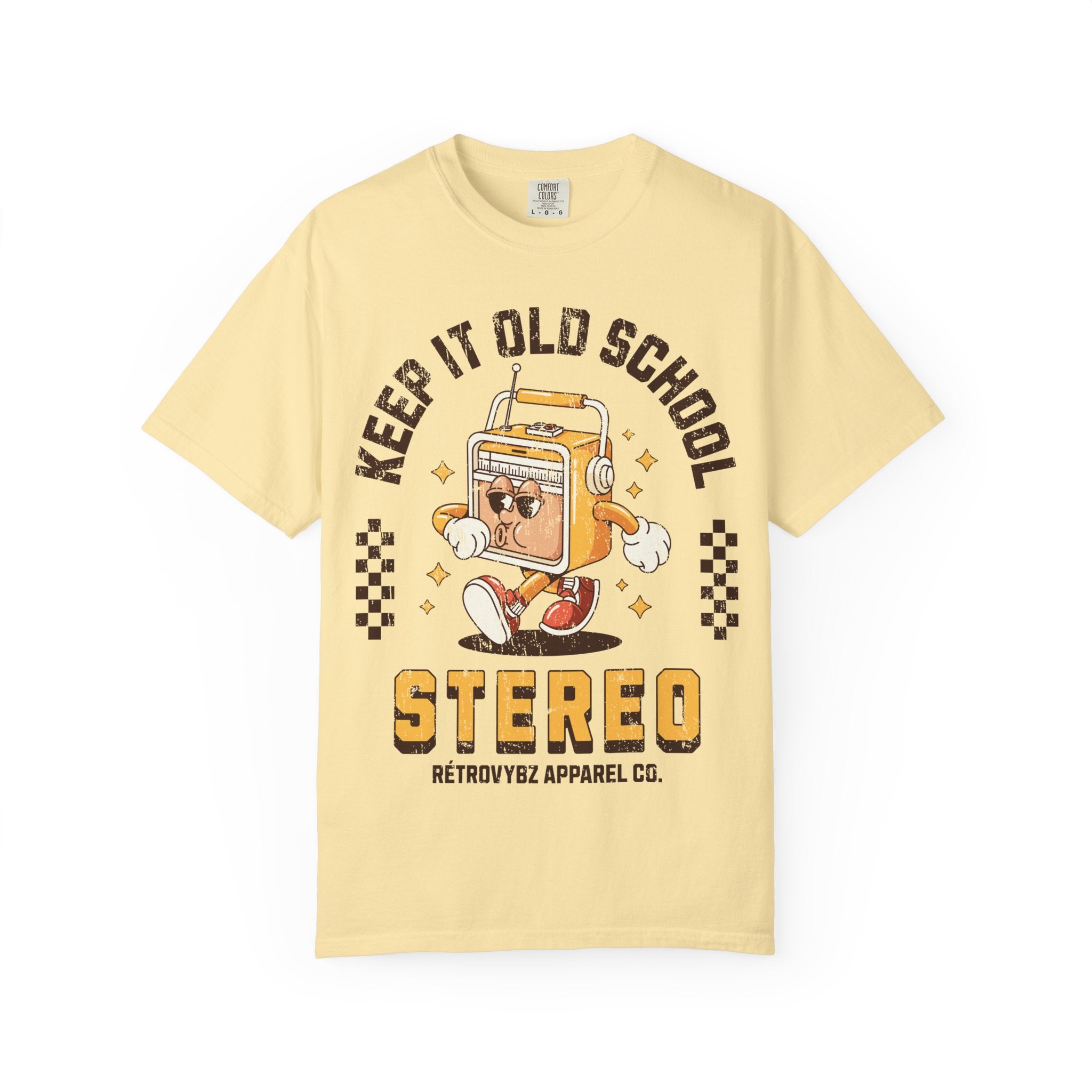Garment-Dyed T-Shirt – Keep It Old School in Stereo